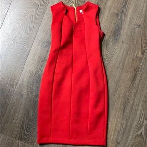 Red Calvin Klein Dress